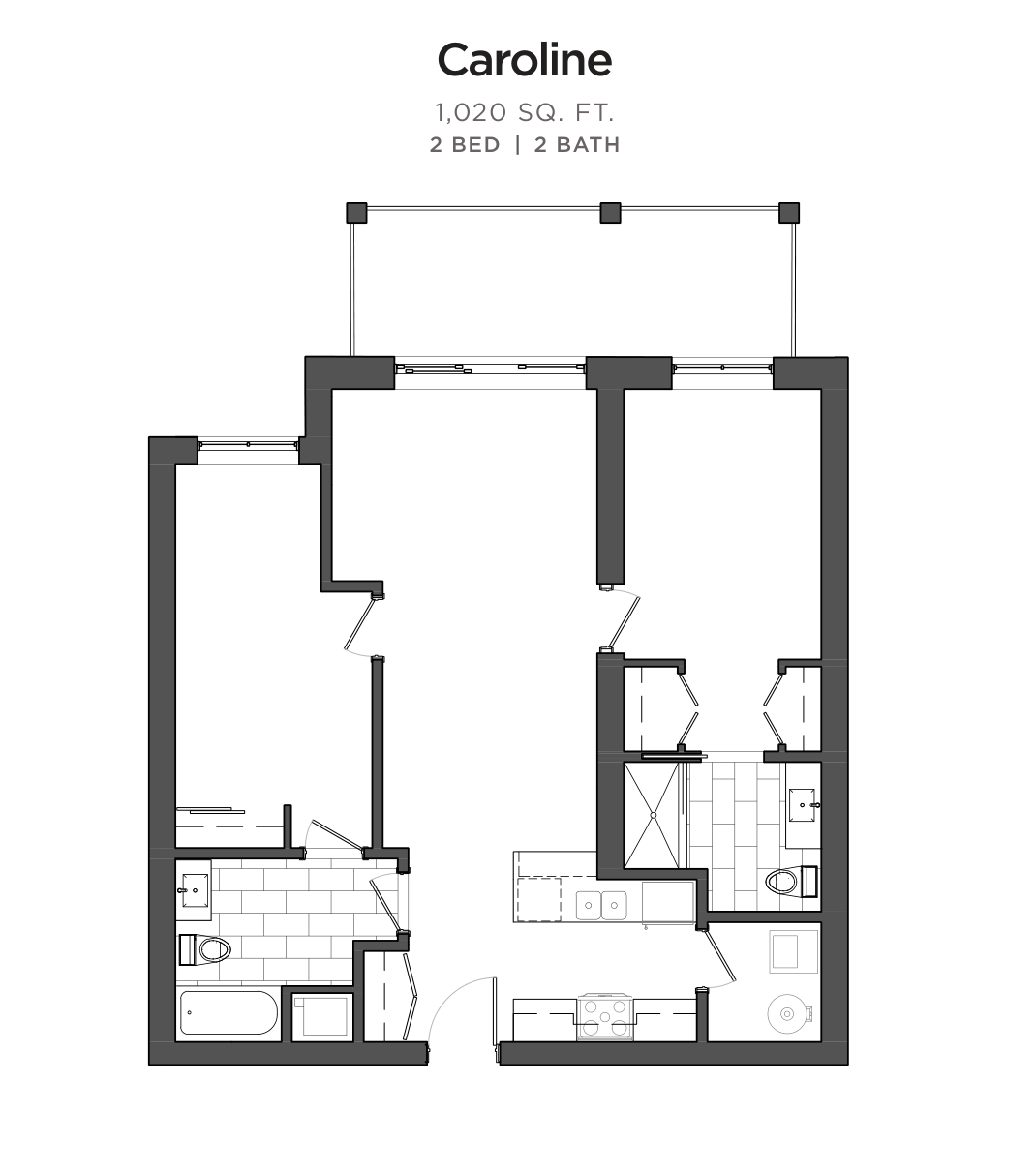 Caroline model floor plan